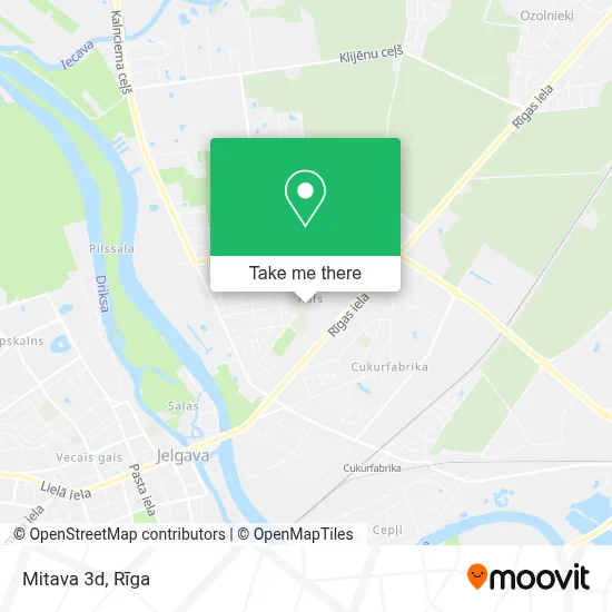 Mitava 3d map