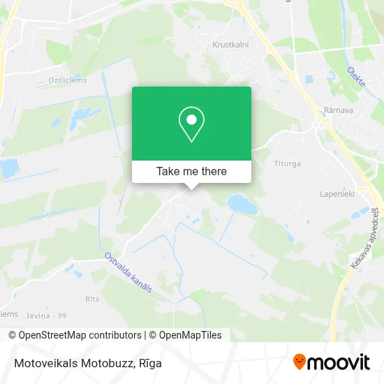 Motoveikals Motobuzz map