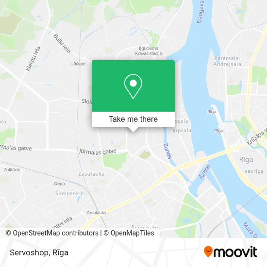 Servoshop map