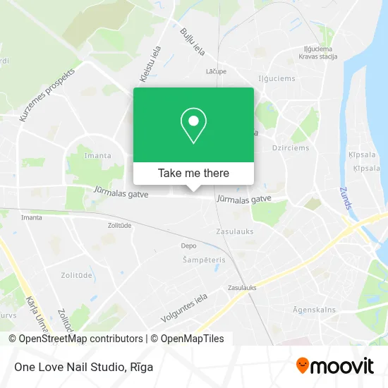 One Love Nail Studio map