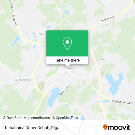 Kebabnīca Doner Kebab map