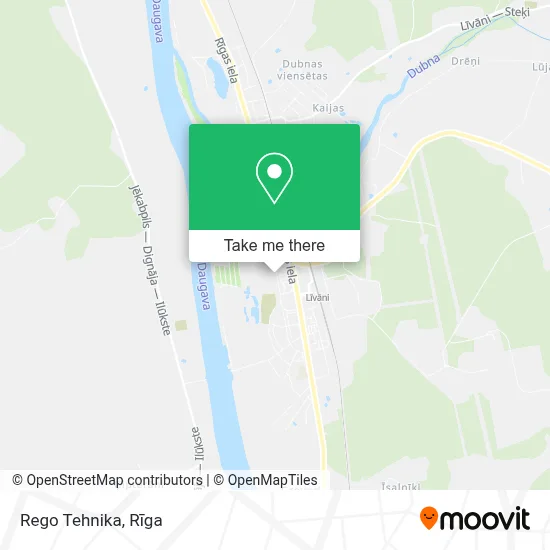 Rego Tehnika map