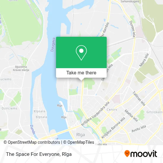 The Space For Everyone map
