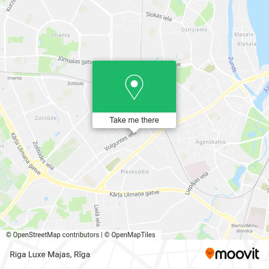 Riga Luxe Majas map