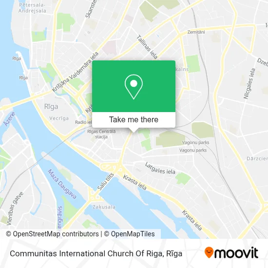 Communitas International Church Of Riga map
