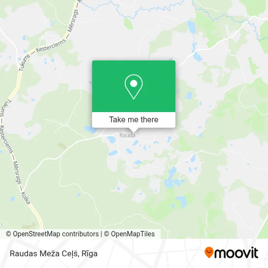 Raudas Meža Ceļš map