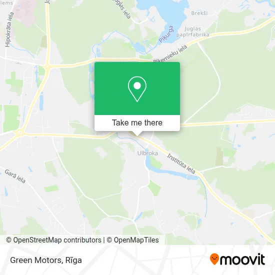 Green Motors map