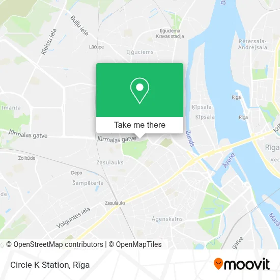 Circle K Station map