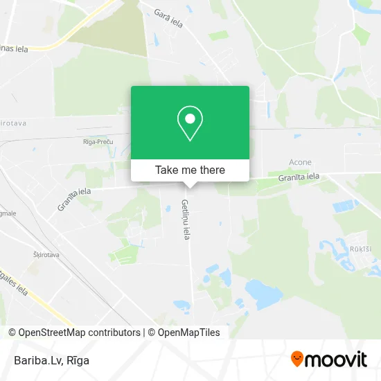 Bariba.Lv map