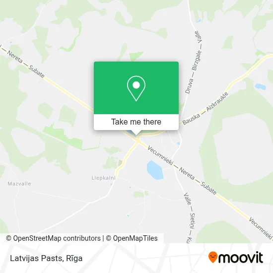 Latvijas Pasts map