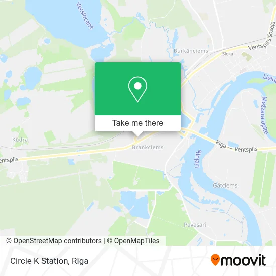 Circle K Station map