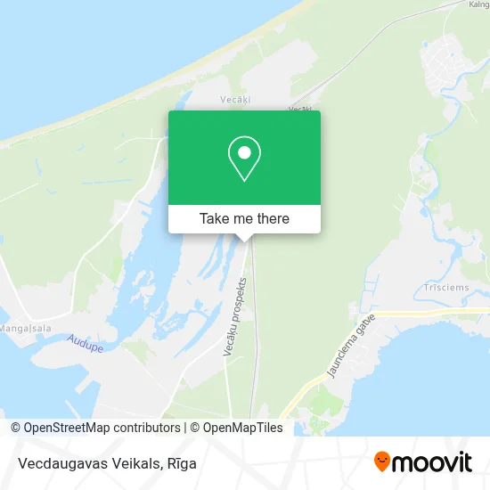 Vecdaugavas Veikals map