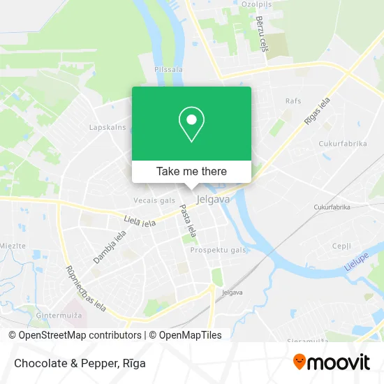 Chocolate & Pepper map