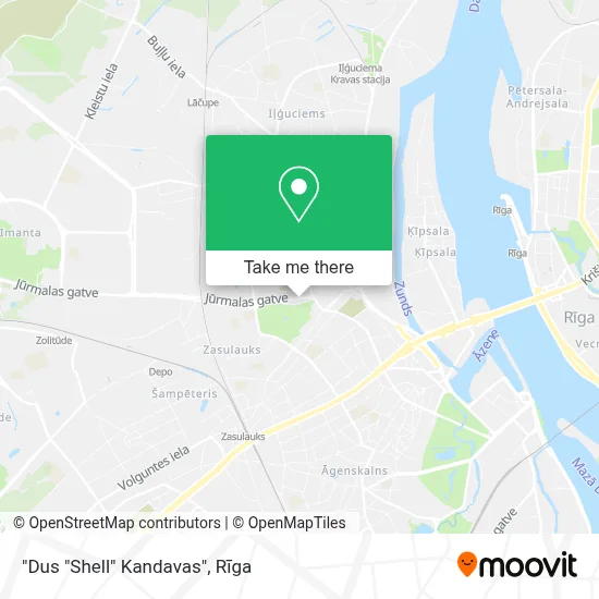"Dus "Shell" Kandavas" map