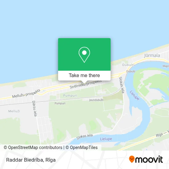 Raddar Biedrība map