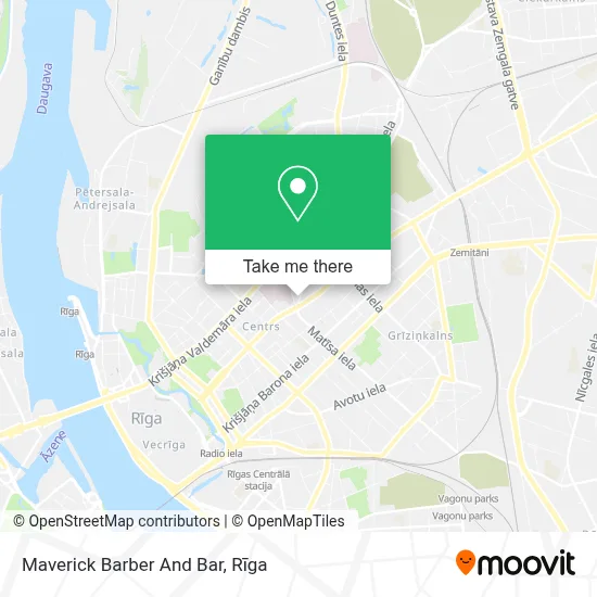 Maverick Barber And Bar map
