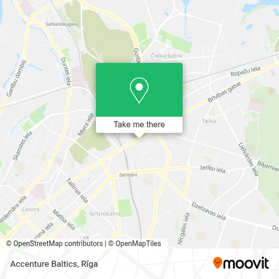 Accenture Baltics map