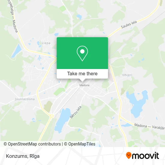 Konzums map
