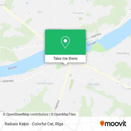 Raibais Kaķis - Colorful Cat map