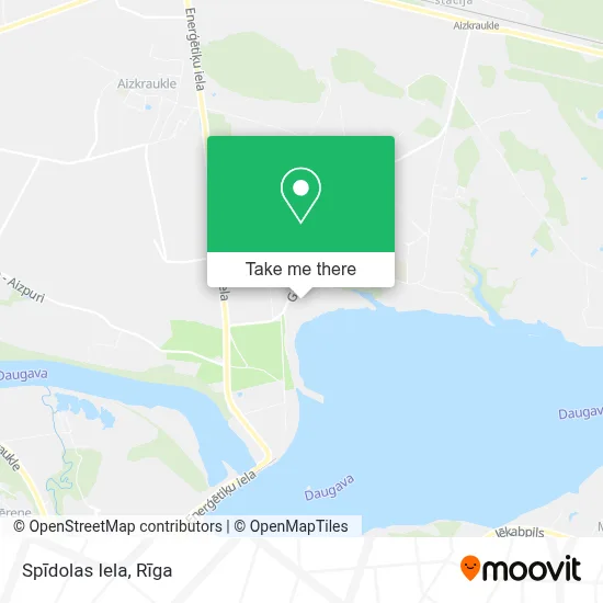 Spīdolas Iela map