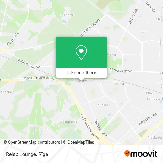Relax Lounge map