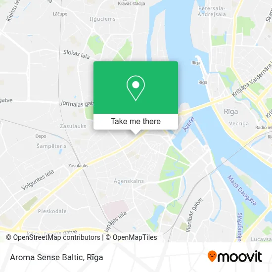 Aroma Sense Baltic map