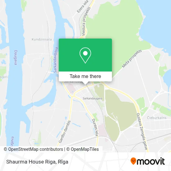 Shaurma House Riga map