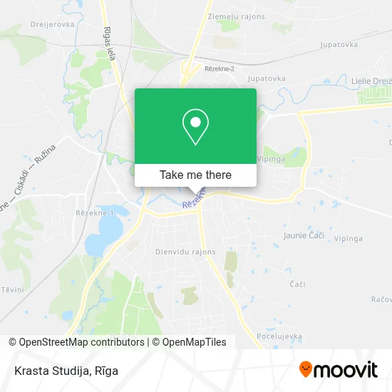Krasta Studija map