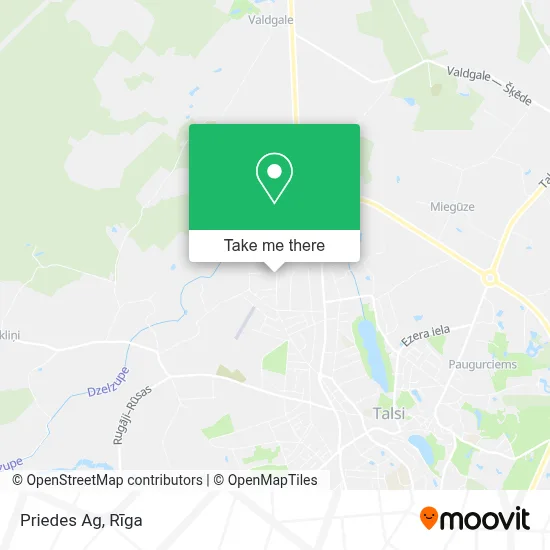 Priedes Ag map