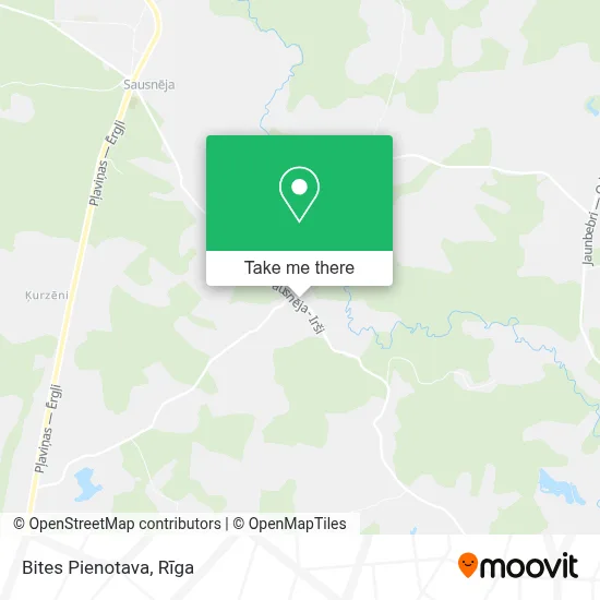 Bites Pienotava map