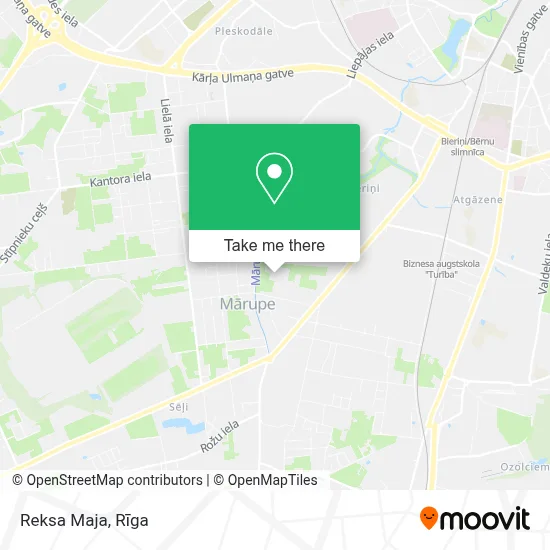 Reksa Maja map