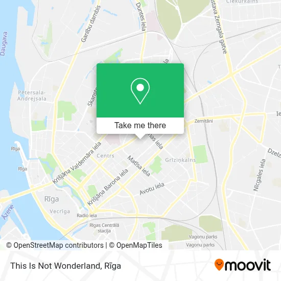 This Is Not Wonderland map