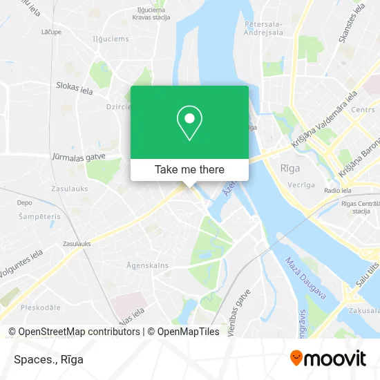 Spaces. map
