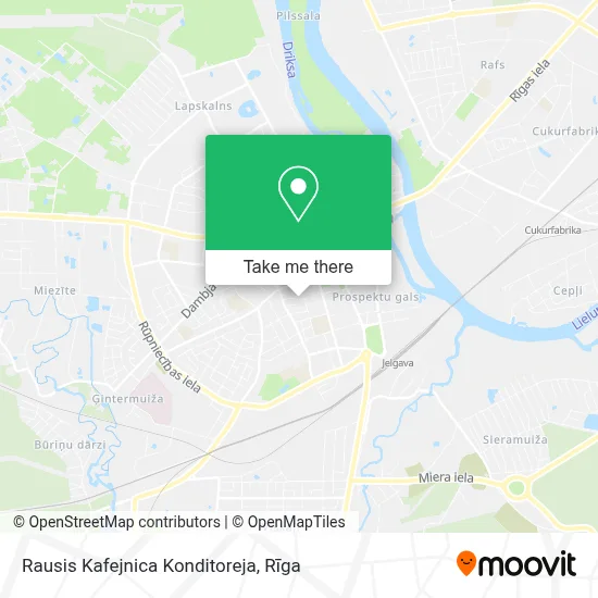 Rausis Kafejnica Konditoreja map