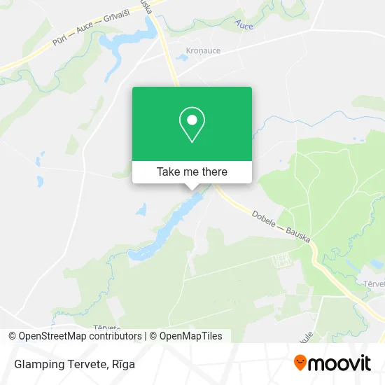 Glamping Tervete map
