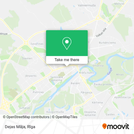 Dejas Māja map