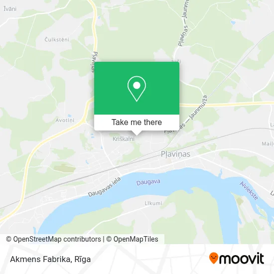 Akmens Fabrika map