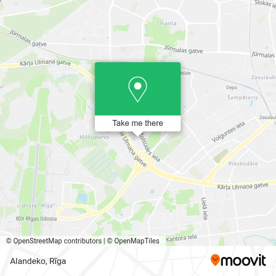 Alandeko map