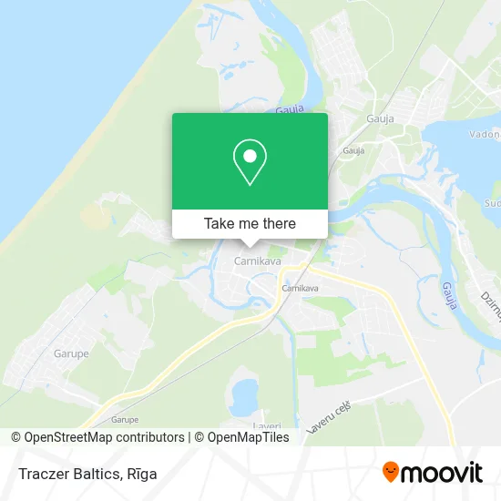 Traczer Baltics map