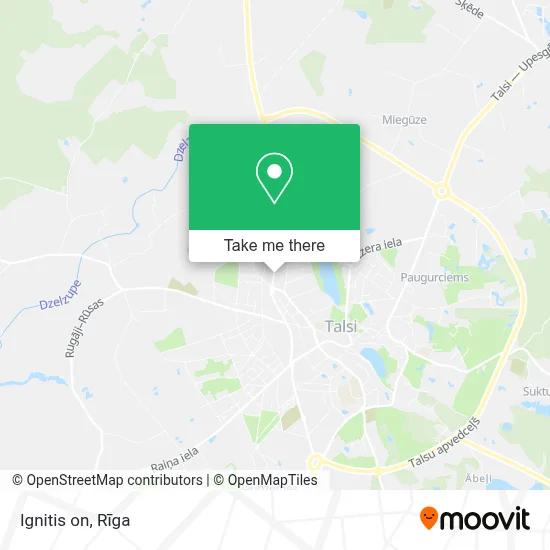 Ignitis on map
