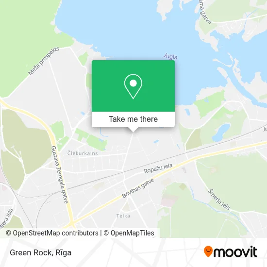 Green Rock map