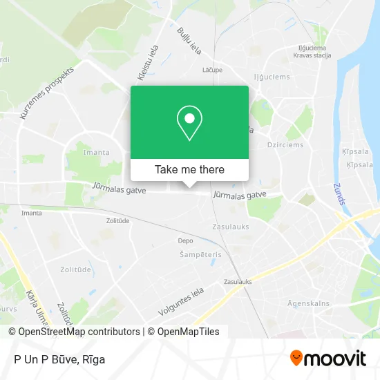 P Un P Būve map