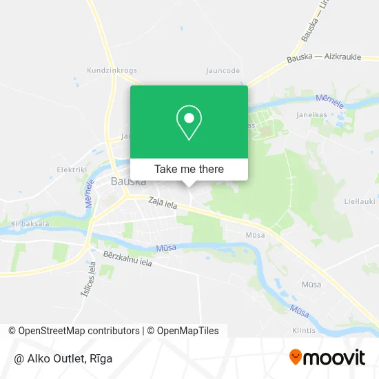 @ Alko Outlet map
