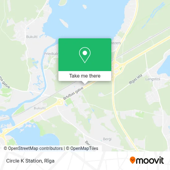 Circle K Station map