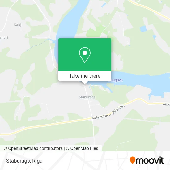 Staburags map