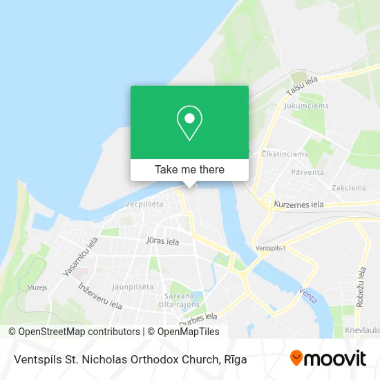 Ventspils St. Nicholas Orthodox Church map