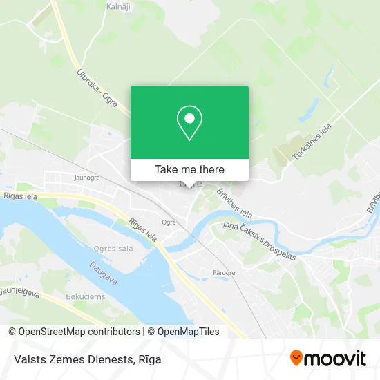 Valsts Zemes Dienests map