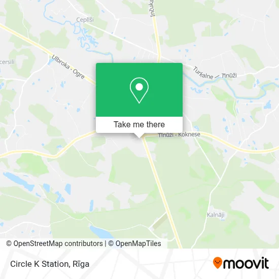 Circle K Station map
