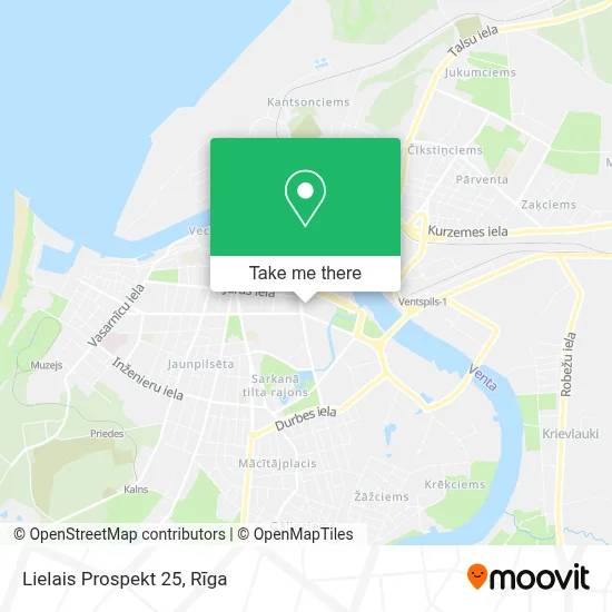 Lielais Prospekt 25 map