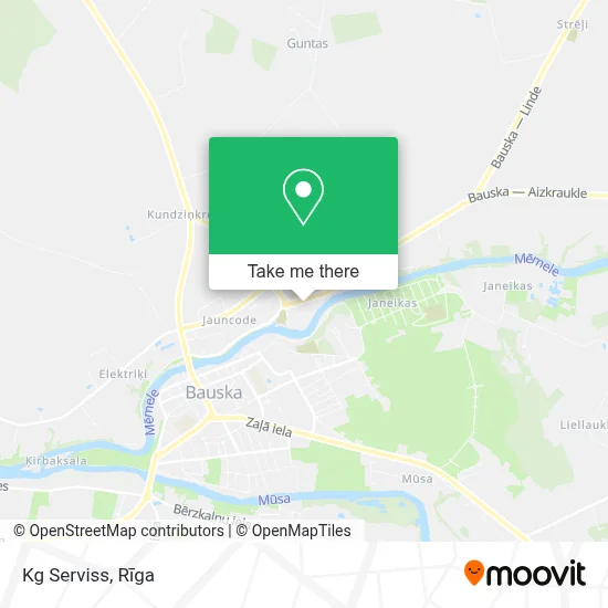 Kg Serviss map